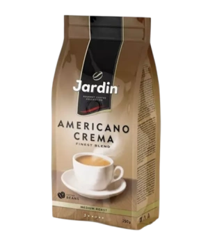 Кофе в зёрнах Jardin Americano crema, 250 г