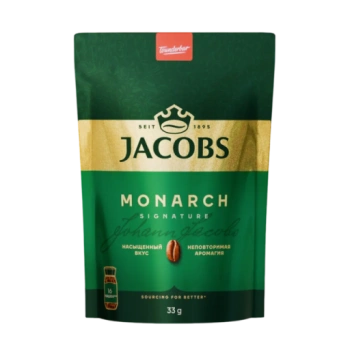 Кофе растворимый Jacobs Monarch Signature, 33 г