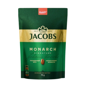 Кофе растворимый Jacobs Monarch Signature, 75 г