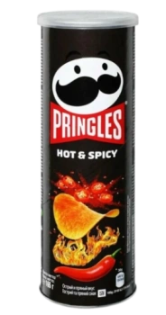 Чипсы Картофельные Pringles Hot & Spicy, 165 гр