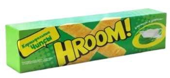 Чипсы Картофельные пластины Hroom сметана с зеленью, 40 гр