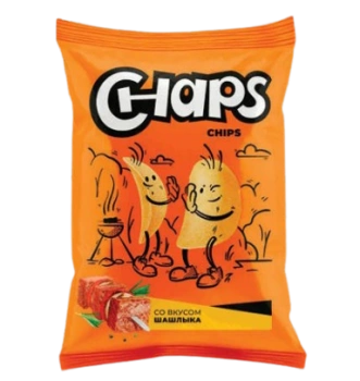 Чипсы Картофельные Chaps шашлык, 14 гр