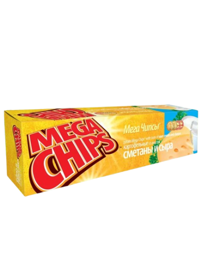 Купить Чипсы Картофельные пластины Megachips сыр и сметана, 50 гр