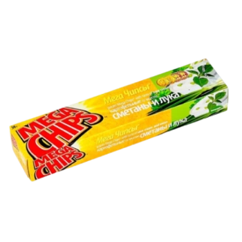 Чипсы Картофельные пластины Megachips сметана и лук, 50 гр