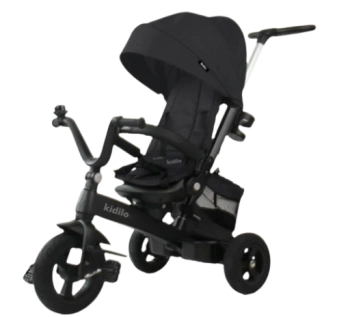 Детская велоколяска Kidilo 3001, чёрный