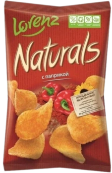 Чипсы Картофельные Lorenz Naturals паприка, 100 гр