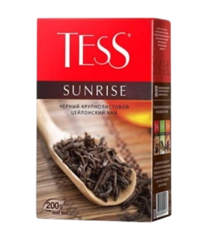 Чай листовой чёрный Tess Sunrise, 200 г