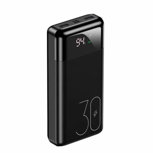 Внешний аккумулятор USAMS Power Bank 30000 мА⋅ч, чёрный