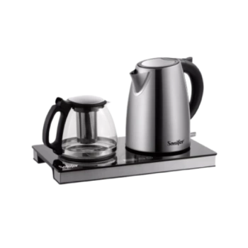 Чайник электрический + заварочный Sonifer SF-2120 1500 Вт, 1.8 л, чёрный