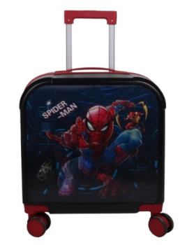 Детский чемодан Spider Mаn, чёрно-красный