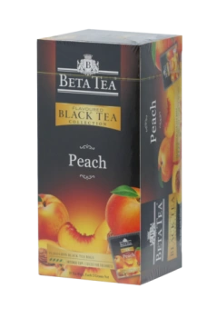 Чай чёрный Beta Tea Peach, 25 пак.