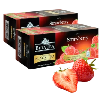 Чай чёрный Beta Tea Strawberry, 25 пак.