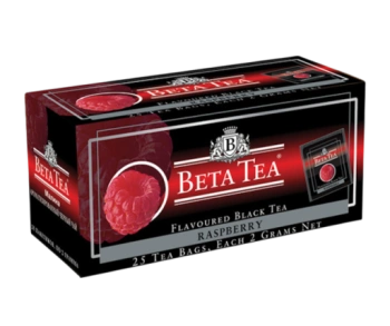 Чай чёрный Beta Tea Raspberry, 25 пак.