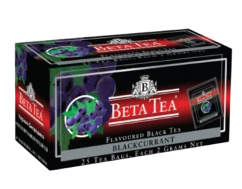 Чай чёрный Beta Tea Blackcurrant, 25 пак.
