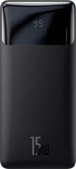 Внешний аккумулятор Baseus Bipow Digital Display Power Bank 30000 мА⋅ч 15W, чёрный