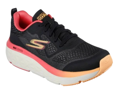 Кроссовки SKECHERS Max Cushioning Delta - Ultimate Endurance 129126 39.5 размер, чёрно-оранжевый