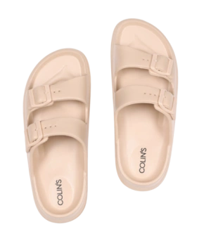 Сланцы Colin's CL1074945 40 размер, бежевый