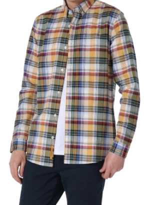 Мужская рубашка Colin's Cl1063202 XL, жёлто-зелёный