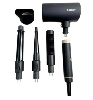 Фен Kemei KM-9203 1600W, чёрный