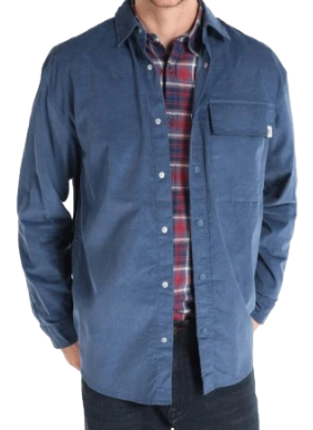 Мужская рубашка Colin's CL1065712 L, синий 