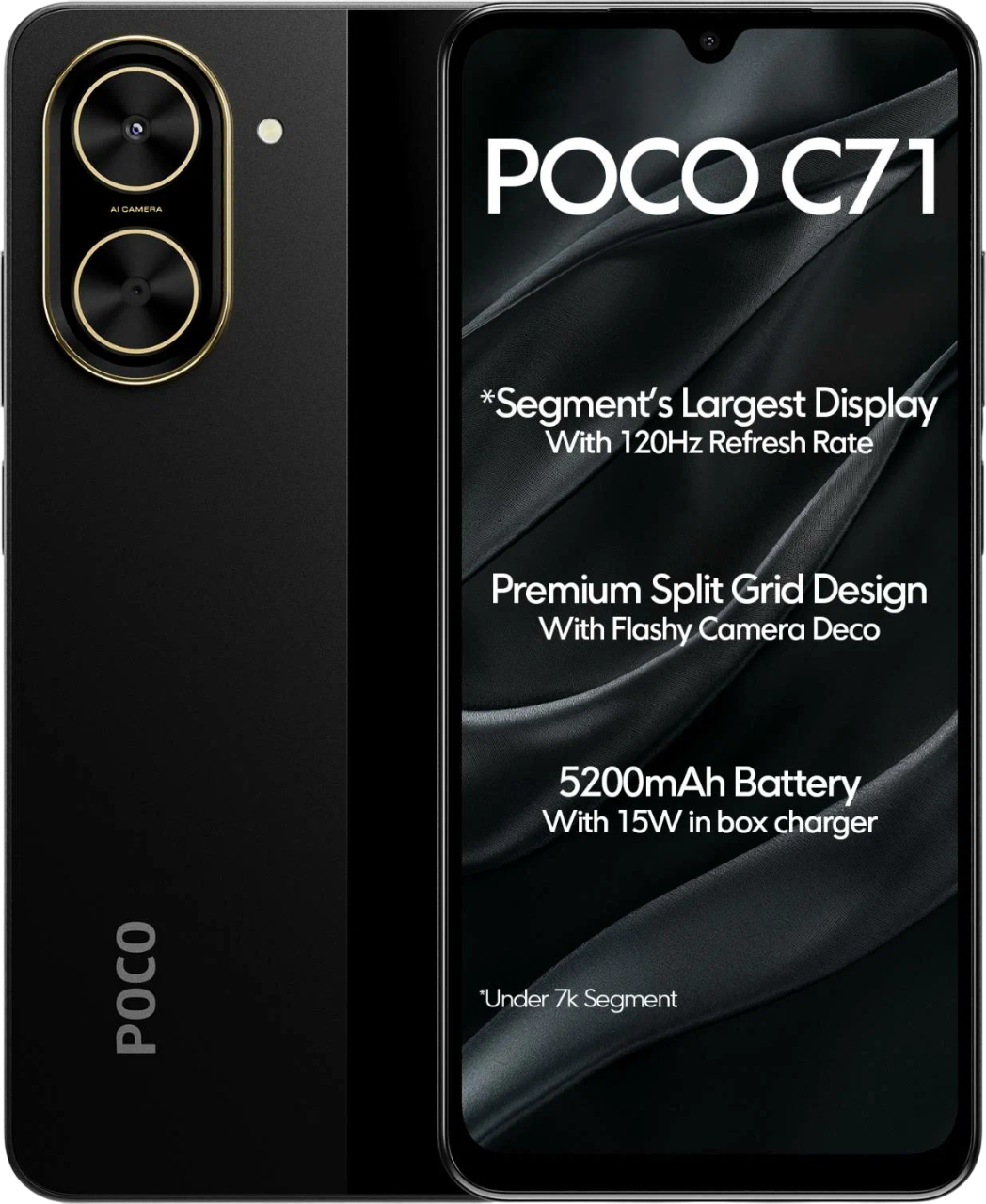 Купить Xiaomi Poco C71 3/64 GB, чёрный — Alif Shop