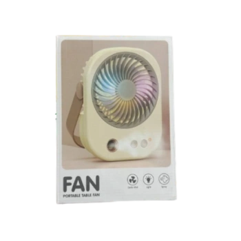 Настольный вентилятор Portable Table Fan BJJ566, бежевый