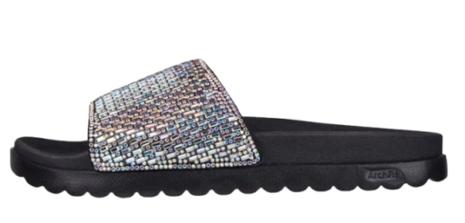 Женские шлепанцы Skechers119382 36.5 размер, чёрный