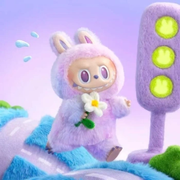 Брелок-игрушка Labubu THE MONSTERS Big into energy, фиолетовый