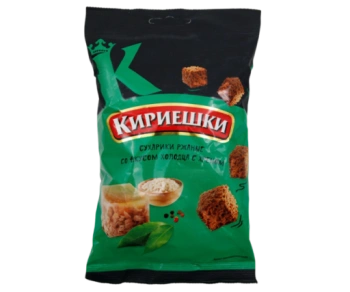 Сухарики Кириешки со вкусом "Холодец с хреном", 100 г  