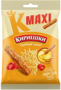 Сухарики Кириешки Maxi со вкусом "Соус начо", 60 г   