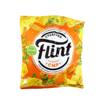 Сухарики Flint со вкусом "Сыр", 27 г    