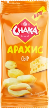 Арахис Chaka жареный со вкусом "Сыр", 50 г      