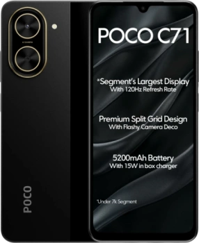 Купить Xiaomi Poco C71 3/64 GB, чёрный — Alif Shop