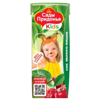 Сок «Сады придонья» яблоко-вишня детский, 0.2 л
