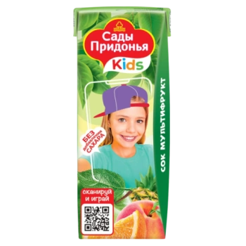 Сок «Сады придонья» с мякотью мультифрукт детский, 0.2 л  