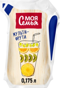 Сок «Моя семья» мультифрукт, 0.175 л   