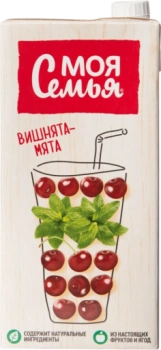 Сок «Моя семья» вишня-мята, 0.95 л       