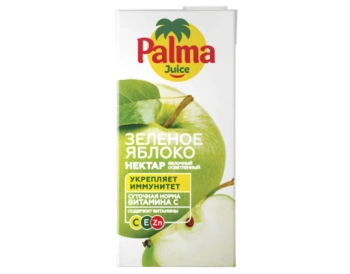 Напиток сокосодержащий «Palma Juice» зеленное яблоко, 1 л      