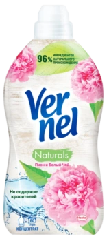 Кондиционер для белья Vernel Peony and White Tea, 1.44 л