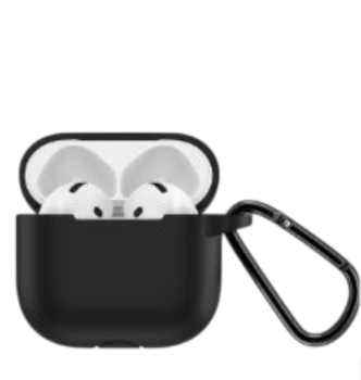 Чехол для Airpods 4 Green Lion Berlin series Silicone Case, чёрный