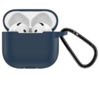 Чехол для Airpods 4 Green Lion Berlin series Silicone Case, синий