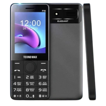 Кнопочный телефон Texno Elegant F16, чёрный