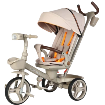Детская велоколяска Baby tricycle, бежевый