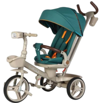 Детская велоколяска Baby tricycle, зелёный