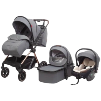 Детская коляска New Lux Z1 PRO MAX 3 в 1, серый