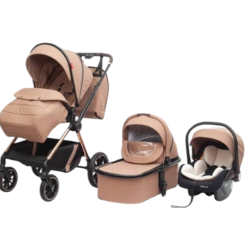 Детская коляска New Lux Z1 PRO MAX 3 в 1, светло-коричневый