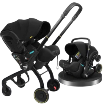 Детская коляска-автокресло Doona X Nitro 2 в 1, чёрный