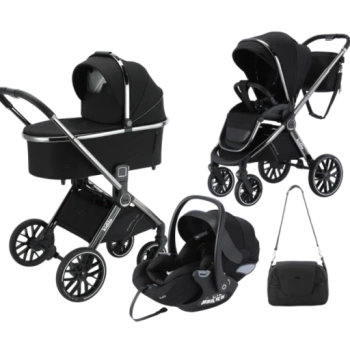 Детская коляска Kidilo G100 3 в 1, чёрный