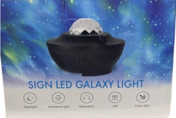 Светильник-ночник Sign LED Galaxy Light светодиодный, чёрный