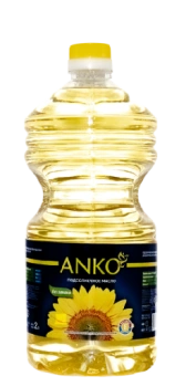 Растительное масло Anko подсолнечное рафинированное, 2 л  